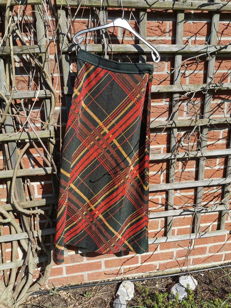 Vintage Langer Rock Lana Lurex Metallic Fäden 60Er von Landmum