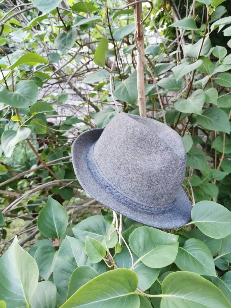 Vintage Mayser Dolomit Traveller Outdoor Größe 60 Grau Trachtenhut Hut Schurwolle von Landmum