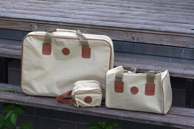 Vintage Reisetaschen Tasche Echt 60Er Neu Retro von Landmum