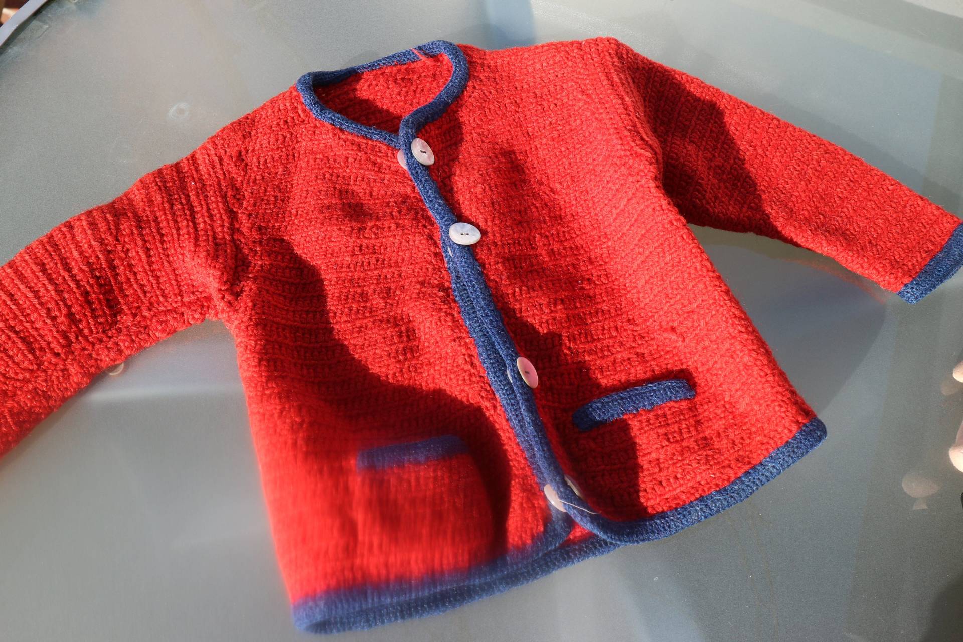 Vintage Strickjacke Trachtenjacke 122 von Landmum