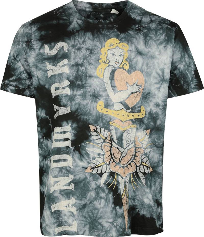Landmvrks T-Shirt - Vintage Dagger - S bis XXL - für Männer - Größe XXL - schwarz  - EMP exklusives Merchandise! von Landmvrks