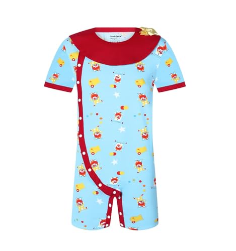 Landofgenie Herren Body Einteiler Bodysuit Onesie Pyjama Romper Kurzarm Strampler für Männer Abnehmbarer Kragen Schlafanzug mit Clown-Print M Landofgenie Herren Body Einteiler Bodysuit Onesie Pyjama Romper Kurzarm Strampler für Männer Abnehmbarer Kragen Schlafanzug mit Clown-Print M von Landofgenie