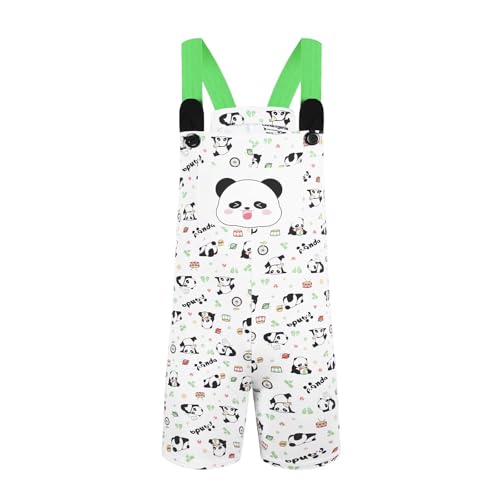 Landofgenie Jumpsuit mit Verstellbaren Trägern für Herren Panda Overall mit Taschen für Pyjama, Loungewear & Cosplay Party L von Landofgenie