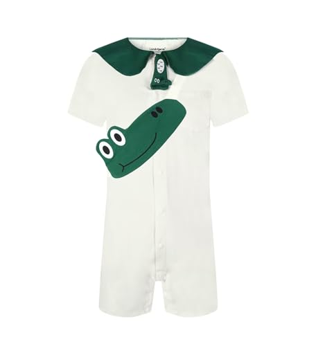 Landofgenie Onesie für Männer Einteiliger Bodysuit Pyjama One Piece Romper und eine Krokodiltasche M von Landofgenie