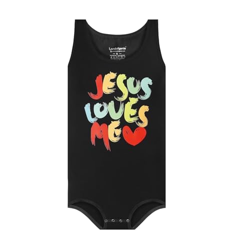 Landofgenie Onesie für Männer Einteiliger Unterhemd Pyjama aus Baumwolle Body Tank Top Schwarz M von Landofgenie