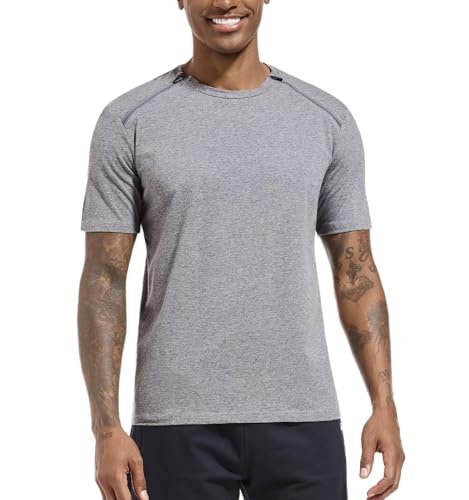 Landofgenie Unisex Sportshirts nach Schulterchirurgie Operationen für Herren und Damen Funktionsshirt mit Linke und rechte Seite Reißverschlüsse Activewear-T-Shirts Grau 2XL von Landofgenie