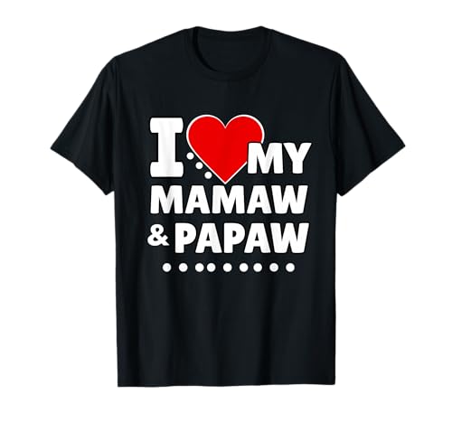 Ich Liebe Meine Enkelkinder von Mama und Papa T-Shirt Ich Liebe Meine Enkelkinder von Mama und Papa T-Shirt von Landons Closet