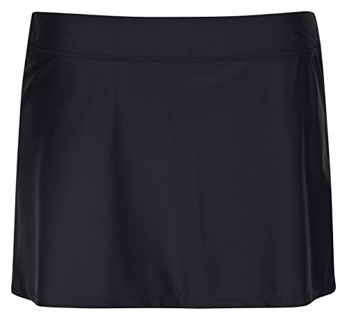 Landora® - hochwertiger Damen Strandrock/Baderock in schwarz, Größe 38 von Landora