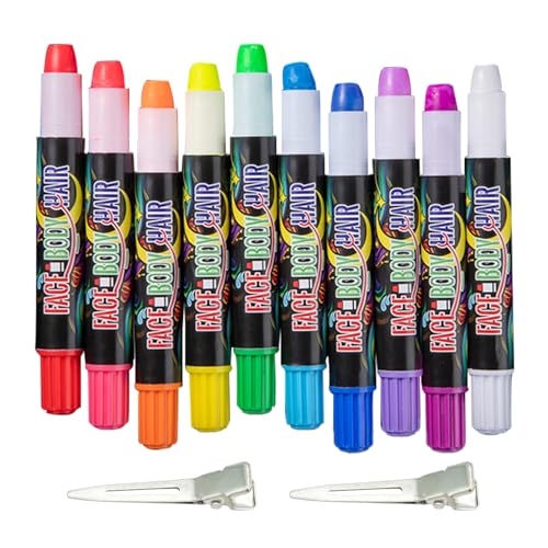 Landrain 10 Farben Haarkreide für Kinder, Haarfarbe Mädchen Auswaschbar, Hair Chalk Landrain 10 Farben Haarkreide für Kinder, Haarfarbe Mädchen Auswaschbar, Hair Chalk von Landrain