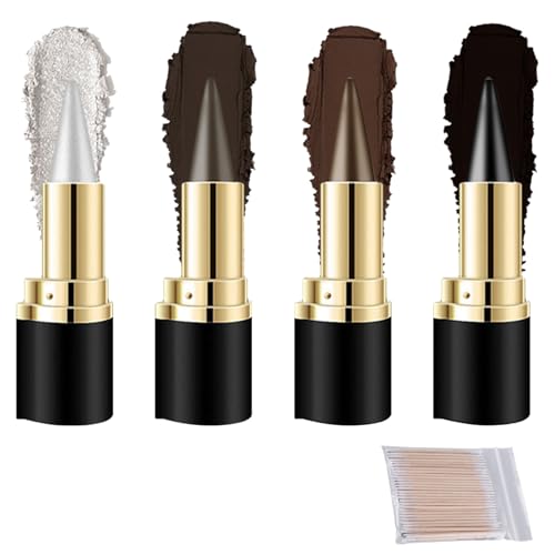 Landrain 4 Stück Wasserfest Eyeliner, Schnell Trocknender Kajal, Lasting Smudge Kajalstift von Landrain