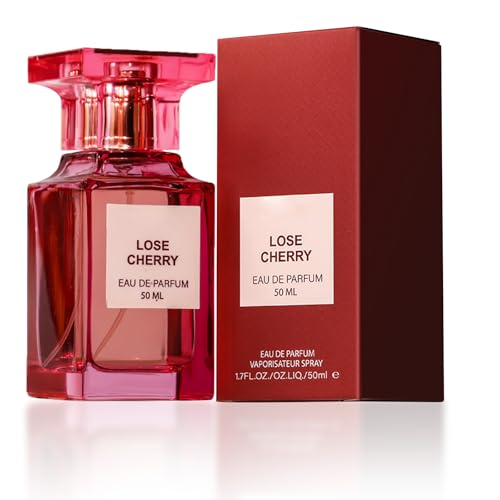 Landrain 50 ml Loose Cherry Parfum mit langanhaltendem Geruch, Oud-Holz-Leder-Geruch, Leere Spray-Parfümölflasche von Landrain
