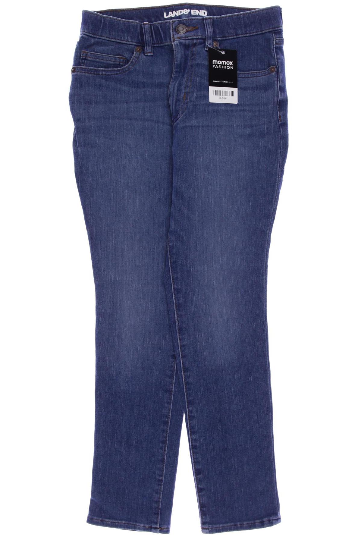 Lands End Damen Jeans, blau von lands end