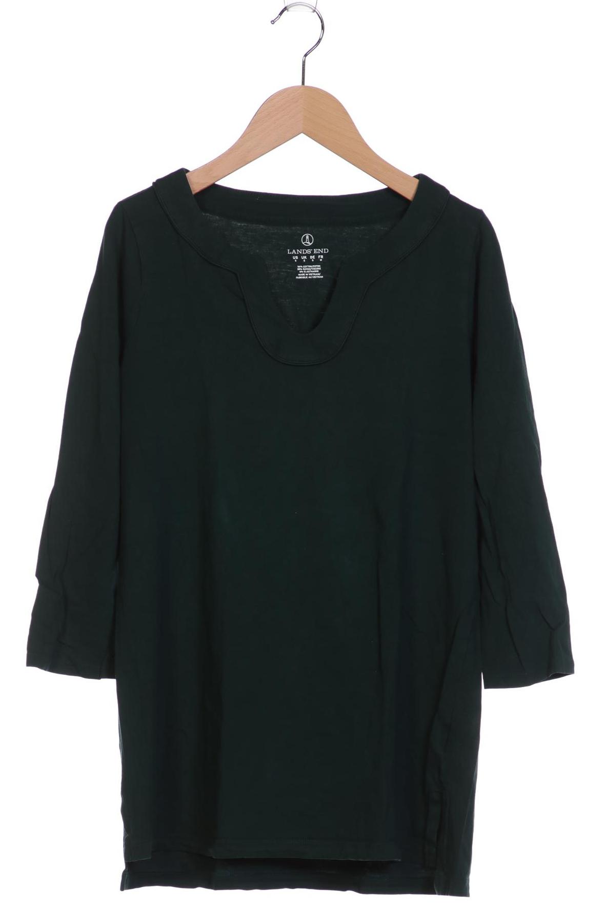 Lands End Damen Langarmshirt, grün von lands end