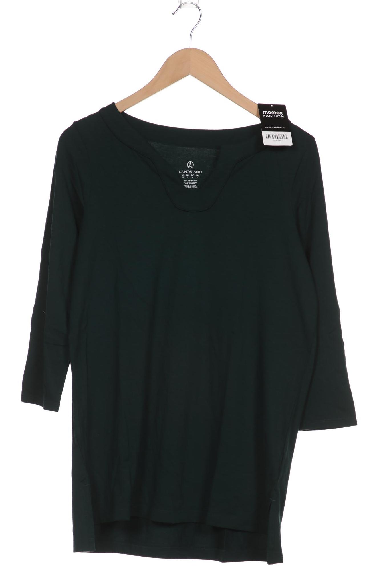 Lands End Damen Langarmshirt, grün von lands end