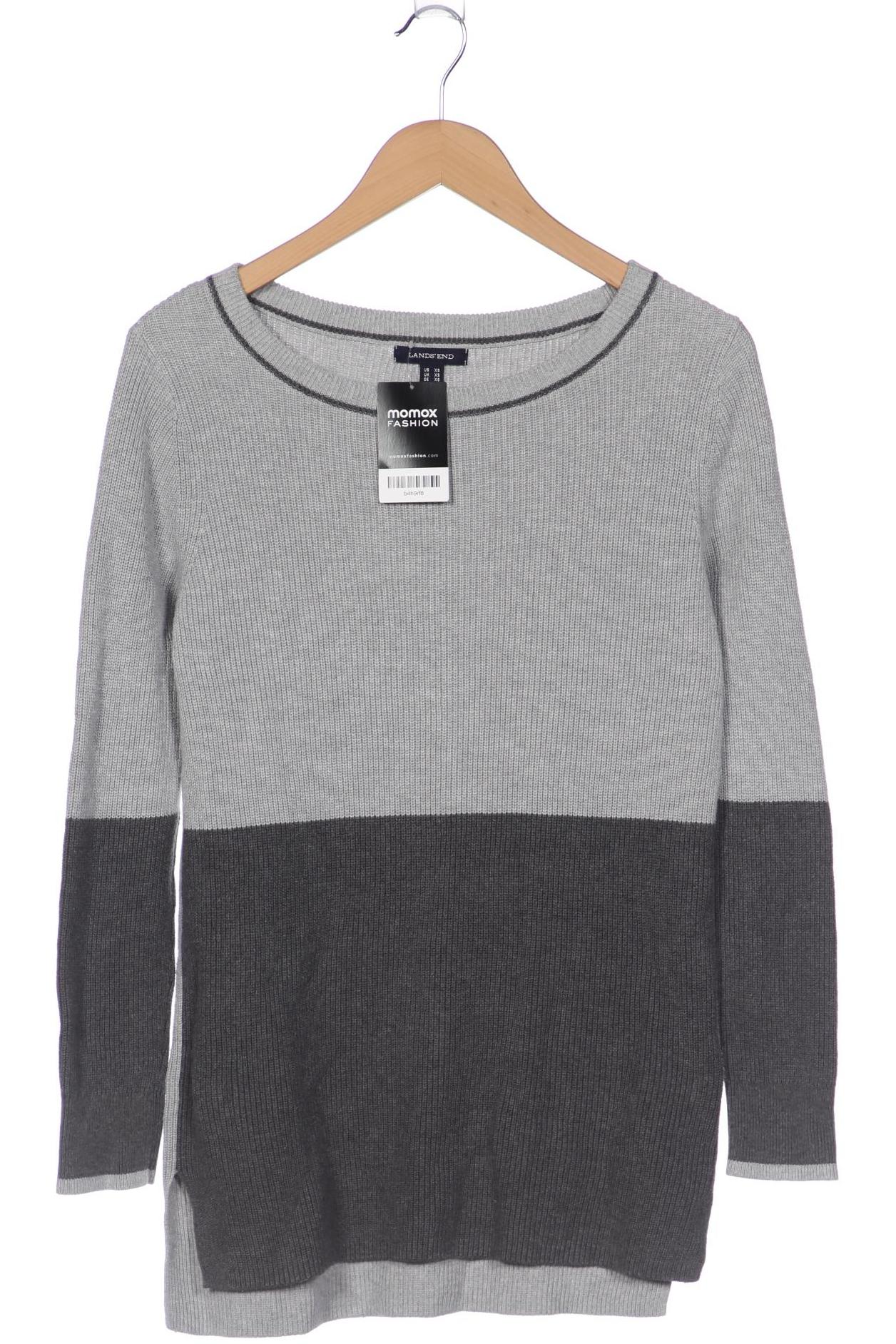 Lands End Damen Pullover, grau von lands end