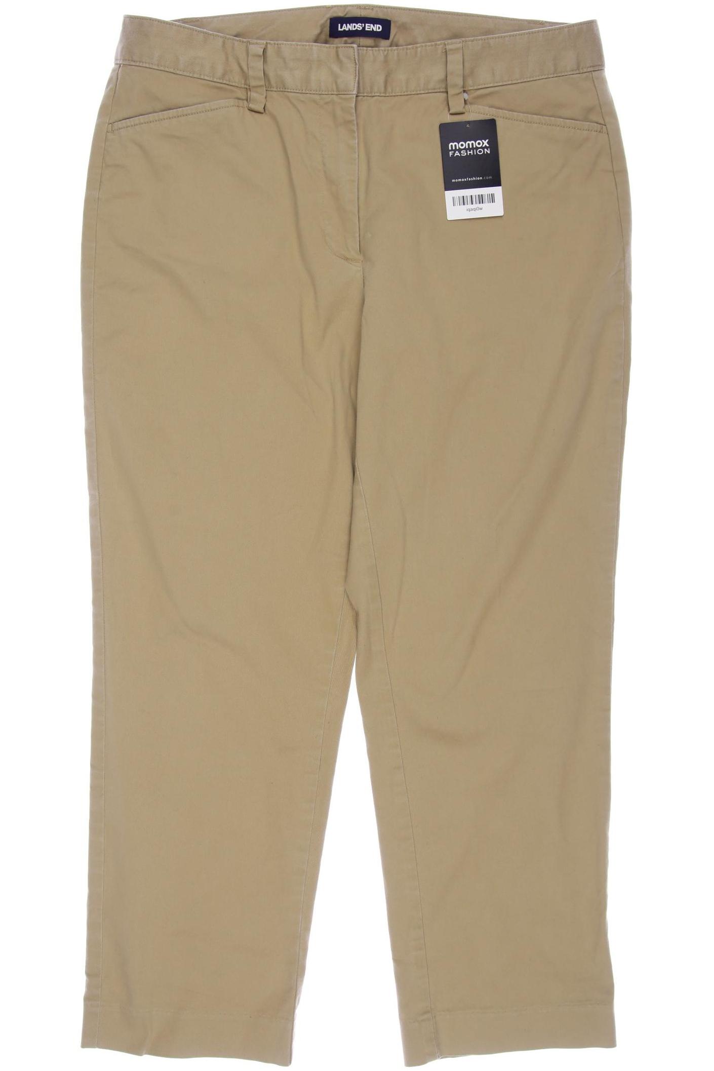 Lands End Damen Stoffhose, beige von lands end