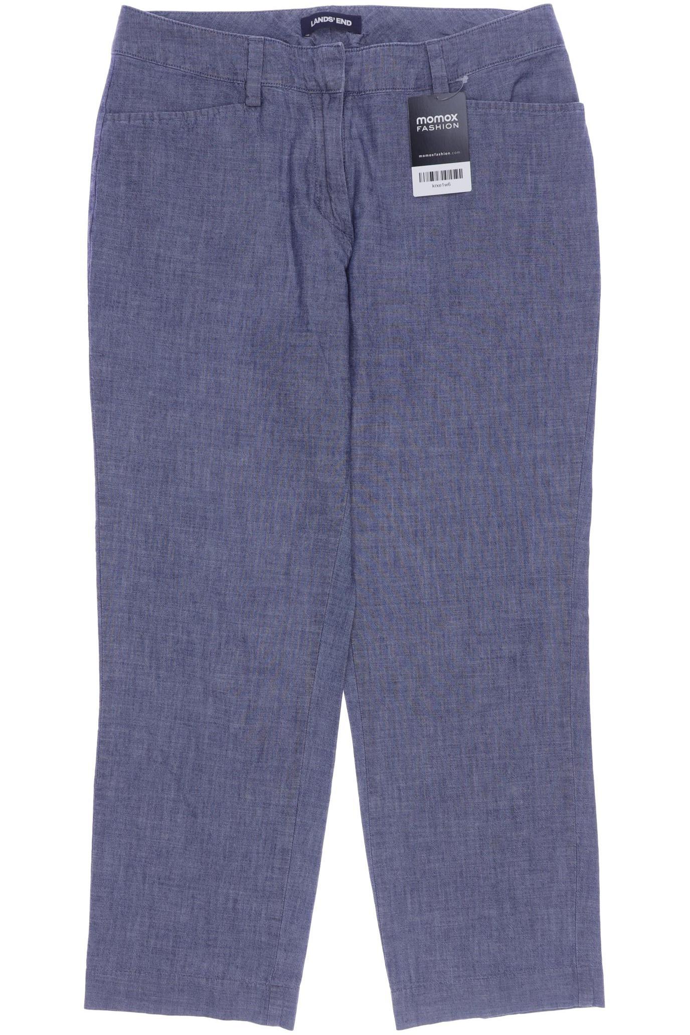 Lands End Damen Stoffhose, blau von lands end