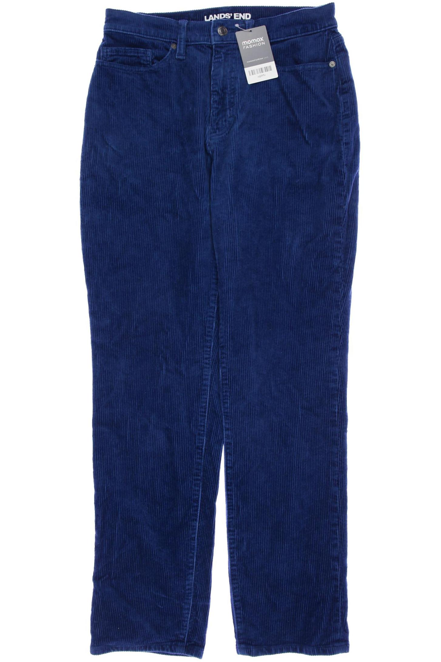 Lands End Damen Stoffhose, blau von lands end