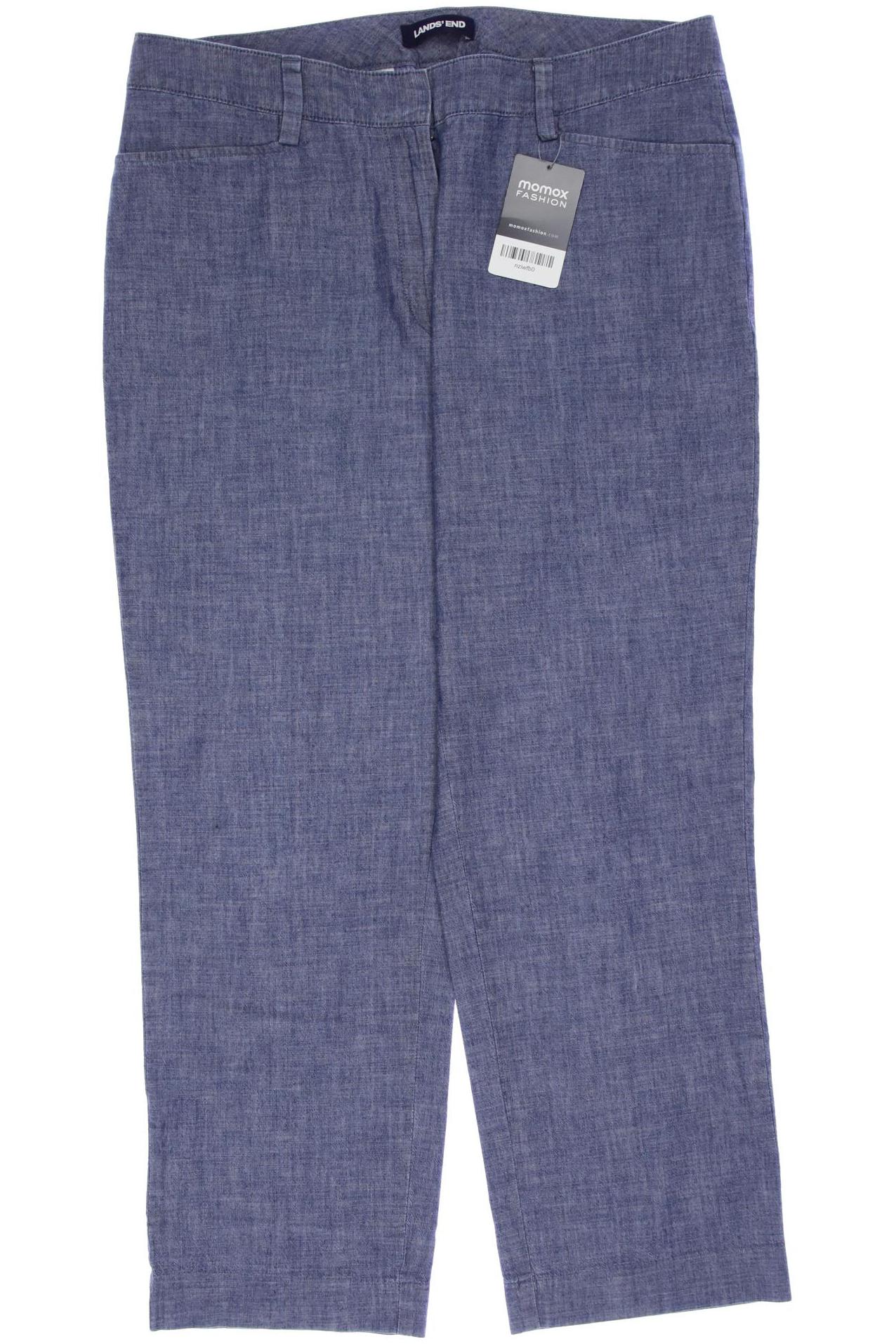 Lands End Damen Stoffhose, blau von lands end