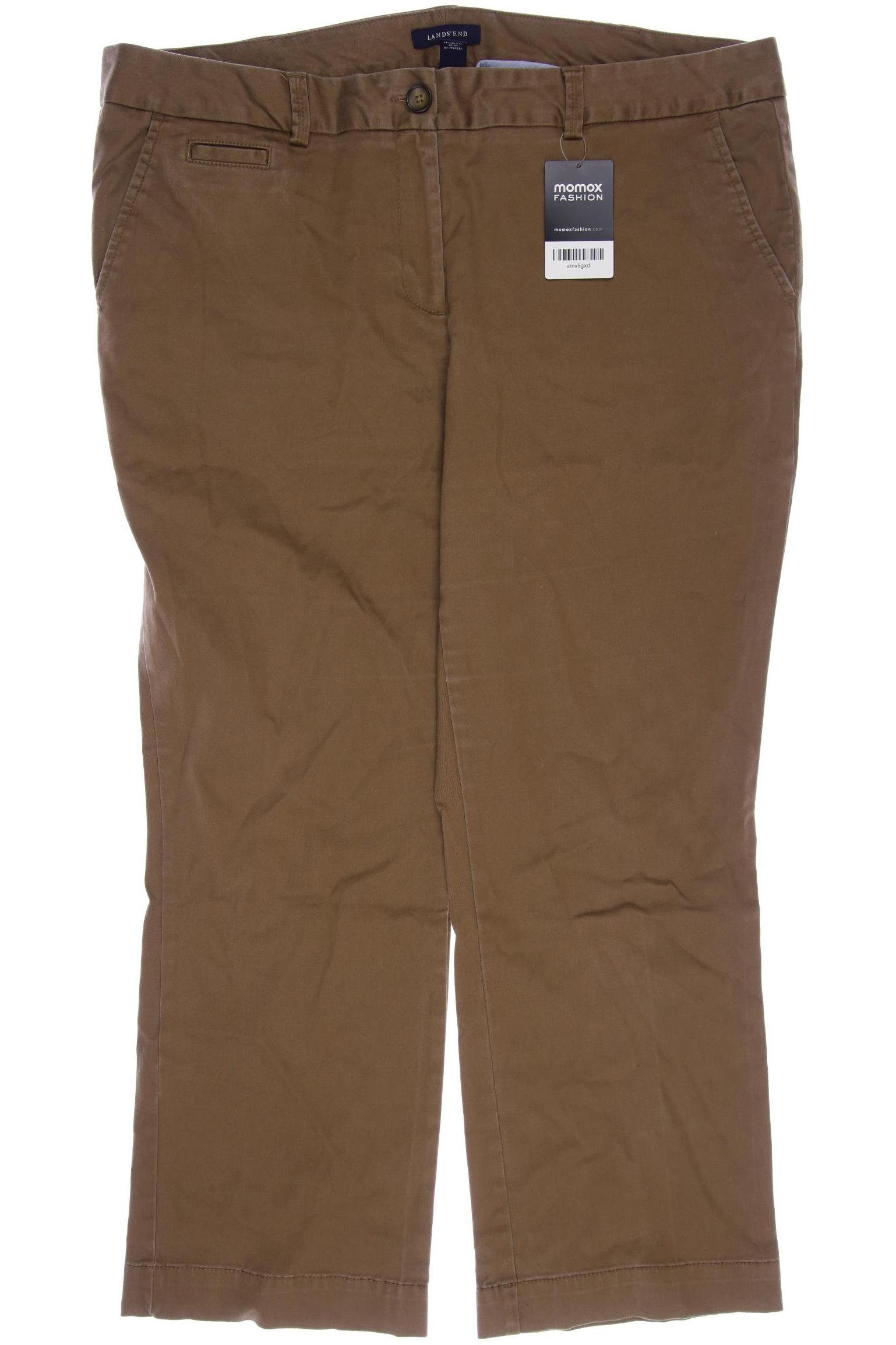 Lands End Damen Stoffhose, braun von lands end