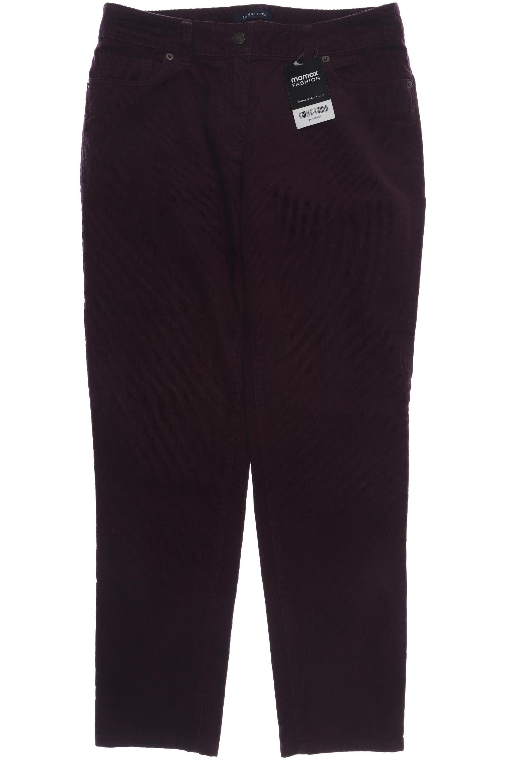 Lands End Damen Stoffhose, flieder, Gr. 4 von lands end