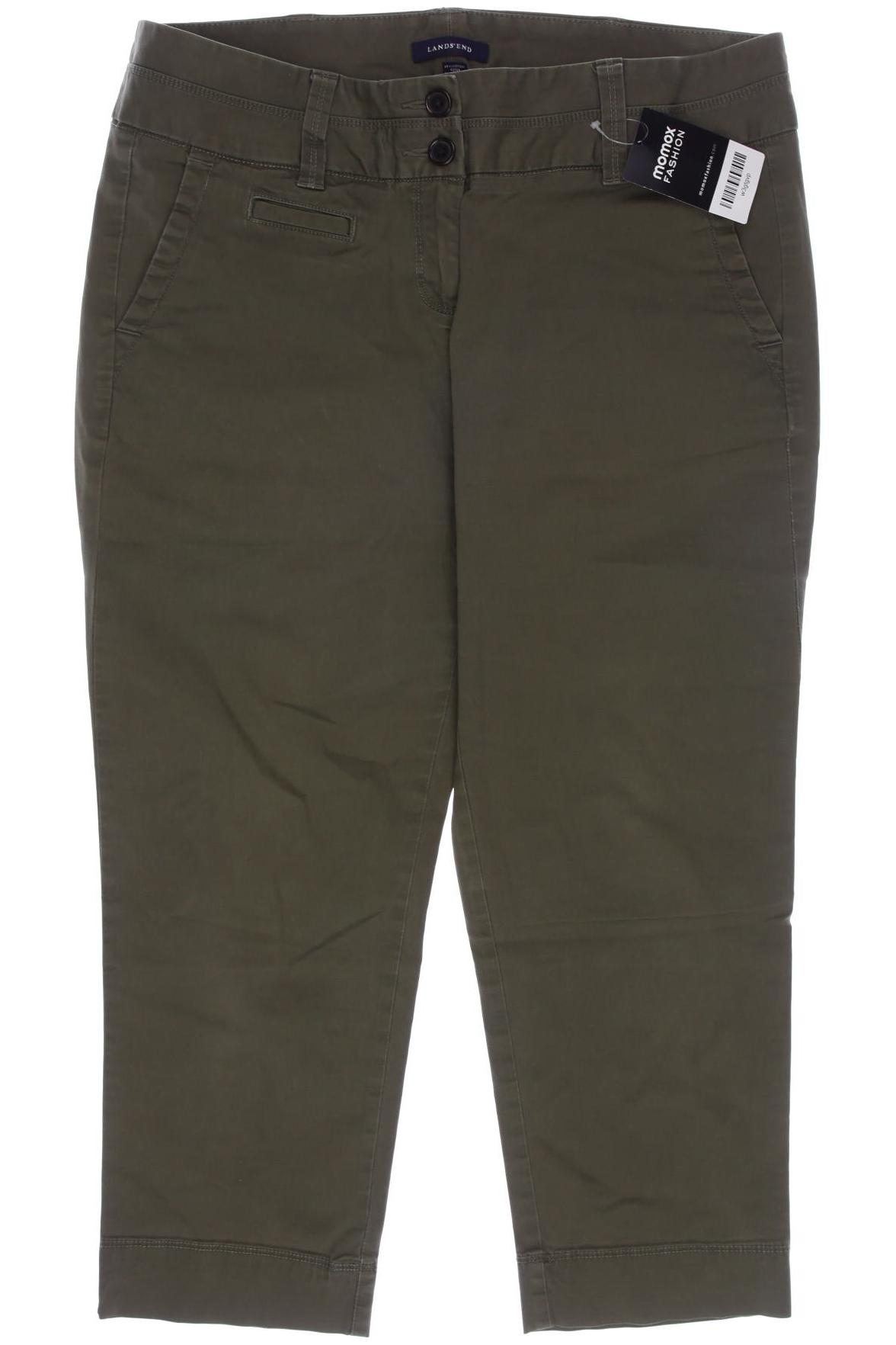 Lands End Damen Stoffhose, grün von lands end