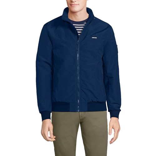 Lands' End Herren Classic Squall wasserdichte isolierte Winterjacke, Deep Sea Navy, XXL von Lands' End