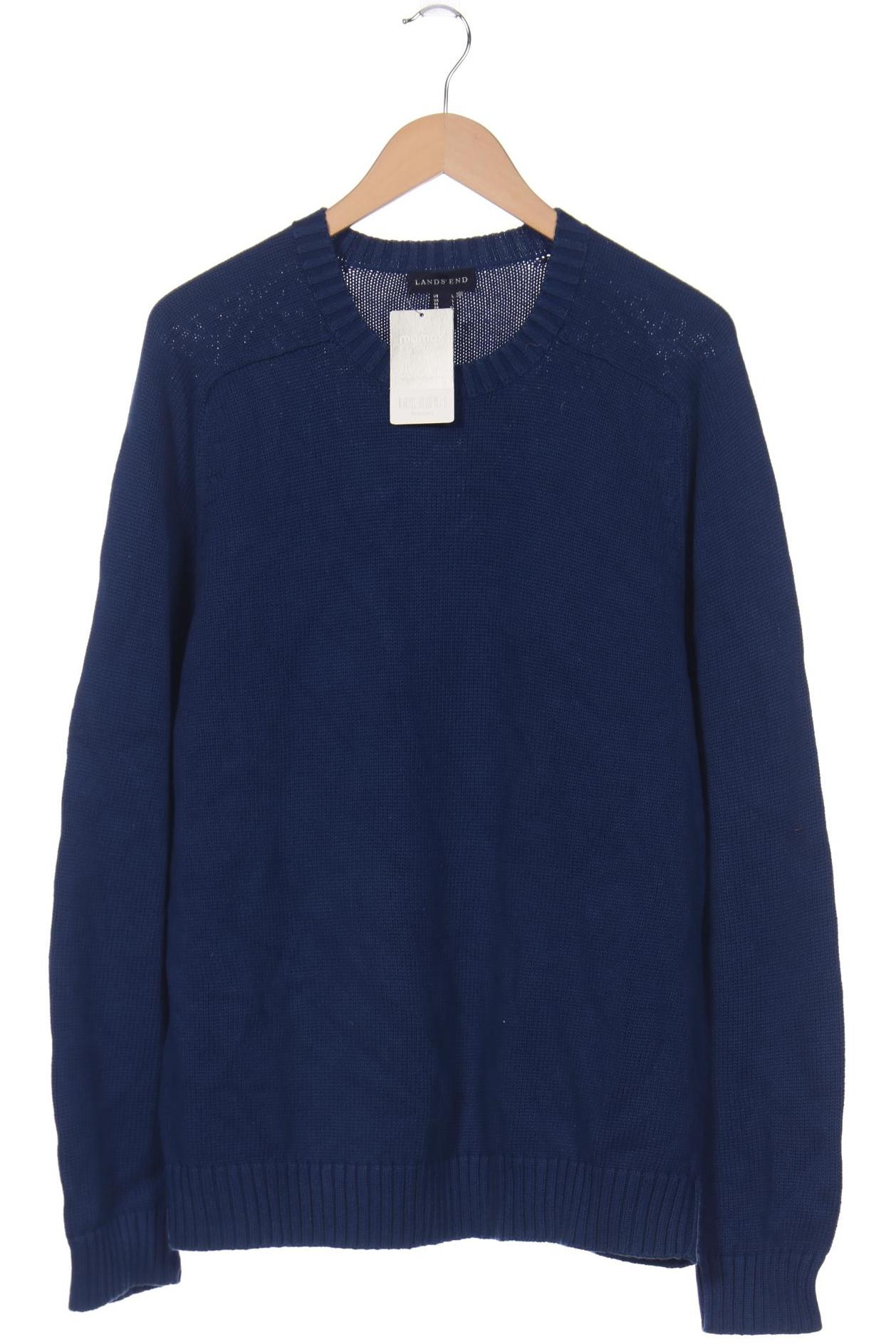 Lands End Herren Pullover, blau von lands end