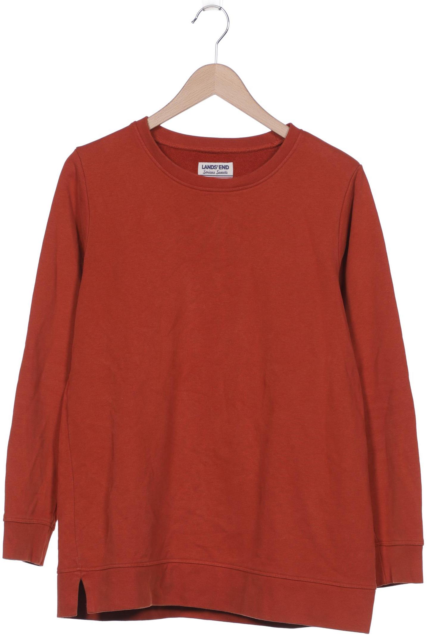 Lands End Herren Sweatshirt, orange von lands end