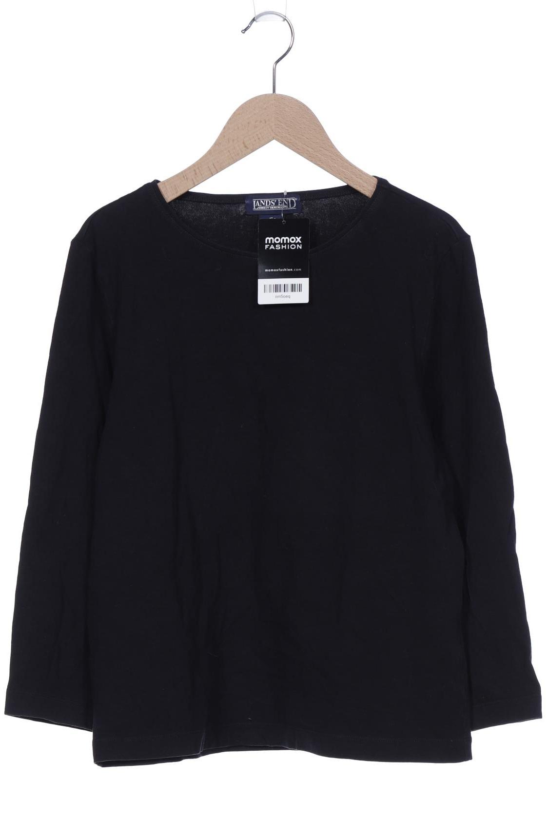 Lands End Mädchen Langarmshirt, schwarz von lands end