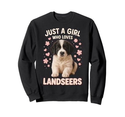 Nur EIN Mädchen, das Landseer liebt Sweatshirt Nur EIN Mädchen, das Landseer liebt Sweatshirt von Landseer Dog