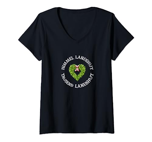Damen Himmel Landshut 1000 Landshut Buchs LAHO Landshuter Hochzeit T-Shirt mit V-Ausschnitt Damen Himmel Landshut 1000 Landshut Buchs LAHO Landshuter Hochzeit T-Shirt mit V-Ausschnitt von Landshuter Hochzeit -Lustige LaHo Landshut Designs