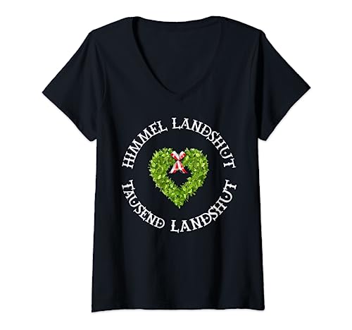 Damen Himmel Landshut 1000 Landshut Buchs LAHO Landshuter Hochzeit T-Shirt mit V-Ausschnitt Damen Himmel Landshut 1000 Landshut Buchs LAHO Landshuter Hochzeit T-Shirt mit V-Ausschnitt von Landshuter Hochzeit Lustige LaHo Landshut