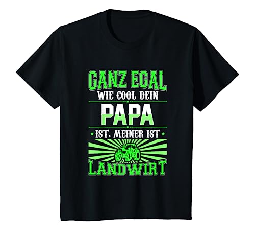 Kinder Mein Papa ist Cool und Landwirt Geschenk Bauer T-Shirt Kinder Mein Papa ist Cool und Landwirt Geschenk Bauer T-Shirt von Landwirt Geschenkidee