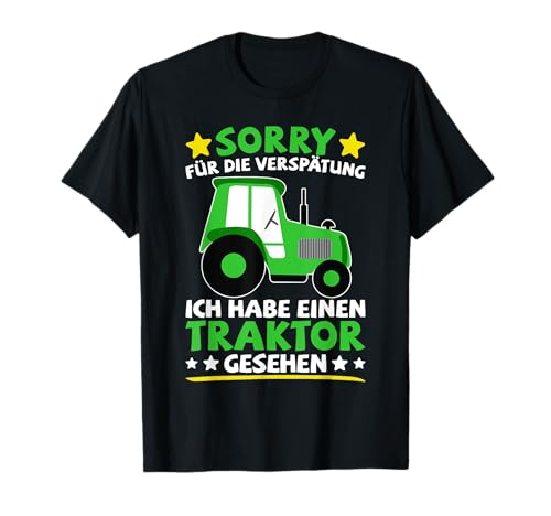 Traktor Trecker Kinder - Ich habe einen Traktor gesehen T-Shirt Traktor Trecker Kinder - Ich habe einen Traktor gesehen T-Shirt von Landwirt Kinder Geschenke & Bauernhof Motive