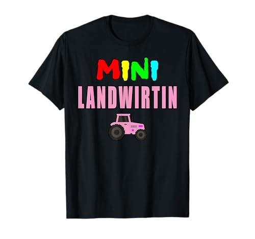 Mini Landwirtin Mädchen Traktoren Lustig T-Shirt Mini Landwirtin Mädchen Traktoren Lustig T-Shirt von Landwirt Landwirtschaft Bauernhof Lustig Witzig
