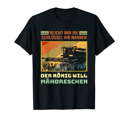 Mähdrescher Shirt Herren Jungen Landwirtschaft Geschenk T-Shirt von Landwirt Shirts & Traktoren Geschenke