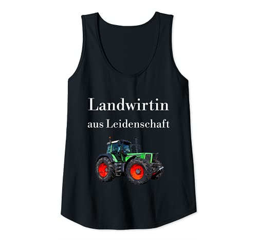 Damen Stolze Landwirtin Trecker Traktor Landwirtinnen Geschenk Tank Top von Landwirt T-Shirts und Bekleidung Bauer nordishland