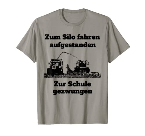 Landwirt Schule Landwirtschaft Kinder Häcksler Mais häckseln T-Shirt von Landwirt T-Shirts und Bekleidung Bauer nordishland