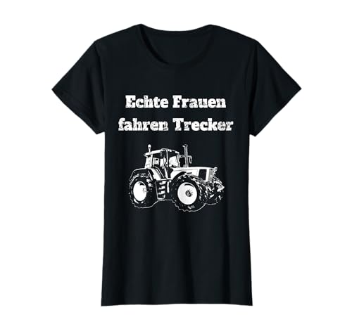 Landwirtin Traktor Echte Frauen fahren Trecker T-Shirt Landwirtin Traktor Echte Frauen fahren Trecker T-Shirt von Landwirt T-Shirts und Bekleidung Bauer nordishland