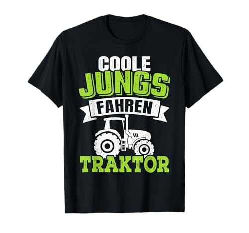 Coole Jungs fahren Traktor T-Shirt von Landwirt & Bauernhof Geschenke für Bauern
