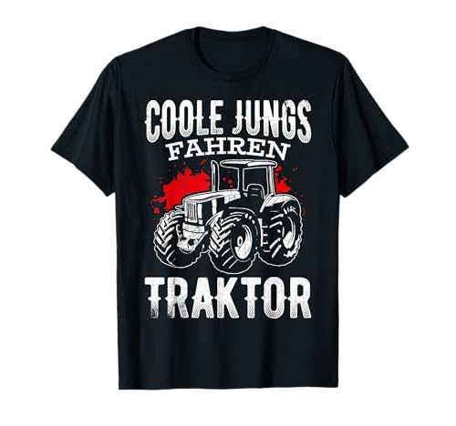 Coole Jungs fahren Traktor - Trecker Kinder Jungen T-Shirt Coole Jungs fahren Traktor - Trecker Kinder Jungen T-Shirt von Landwirt & Traktor Geschenke für coole Jungs