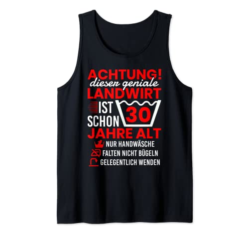 Herren Landwirt 30. Geburtstag Männer Bauern 30 Jahre Tank Top Herren Landwirt 30. Geburtstag Männer Bauern 30 Jahre Tank Top von Landwirte Geburtstag Geschenk Sprüche