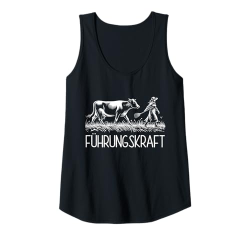 Damen Führungskraft - Kühe Rinder Bäuerin Landwirtin Tank Top Damen Führungskraft - Kühe Rinder Bäuerin Landwirtin Tank Top von Landwirtin Sprüche & Geschenke
