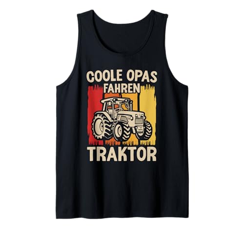 Herren Coole Opas fahren Traktor Opa Bauer Landwirt Tank Top Herren Coole Opas fahren Traktor Opa Bauer Landwirt Tank Top von Landwirtschaft Traktor Geschenke für Bauern