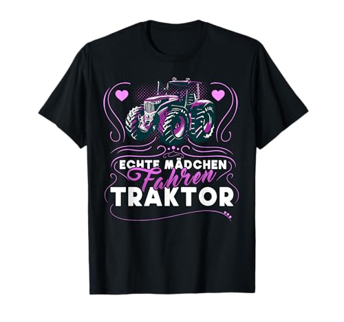 Mädchen Traktor Dorfleben Landleben Bauer Landwirt Kinder T-Shirt Mädchen Traktor Dorfleben Landleben Bauer Landwirt Kinder T-Shirt von Landwirtschaft & Bauernhof Geschenk Landleben