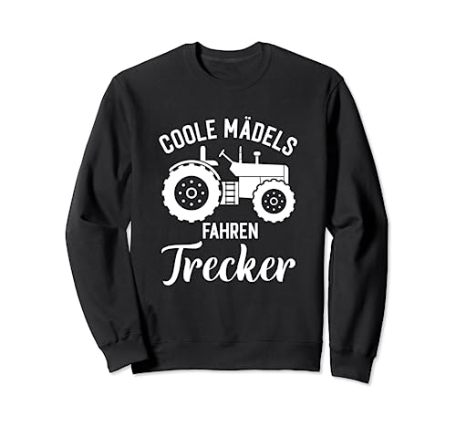 Coole Mädchen fahren Traktor Bauer Sweatshirt Coole Mädchen fahren Traktor Bauer Sweatshirt von Landwirtschaft & Traktor, Trekker Geschenke