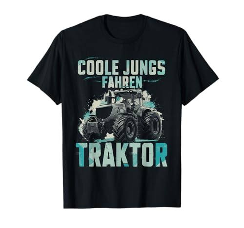 Coole Jungs Fahren Traktor Für echte Traktor-Fans T-Shirt Coole Jungs Fahren Traktor Für echte Traktor-Fans T-Shirt von Landwirtschafts-Style Apparel Für Traktorliebhaber
