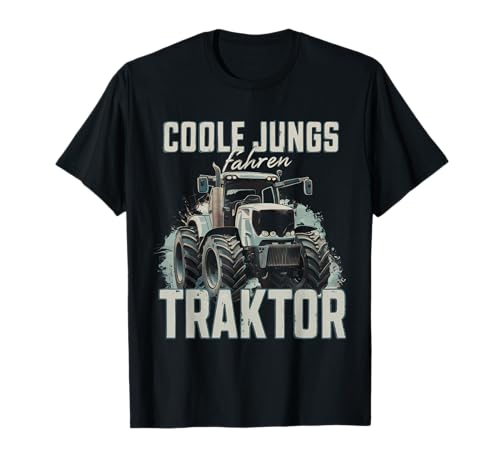 Coole Jungs Fahren Traktor Für echte Traktor-Fans T-Shirt Coole Jungs Fahren Traktor Für echte Traktor-Fans T-Shirt von Landwirtschafts-Style Apparel Für Traktorliebhaber