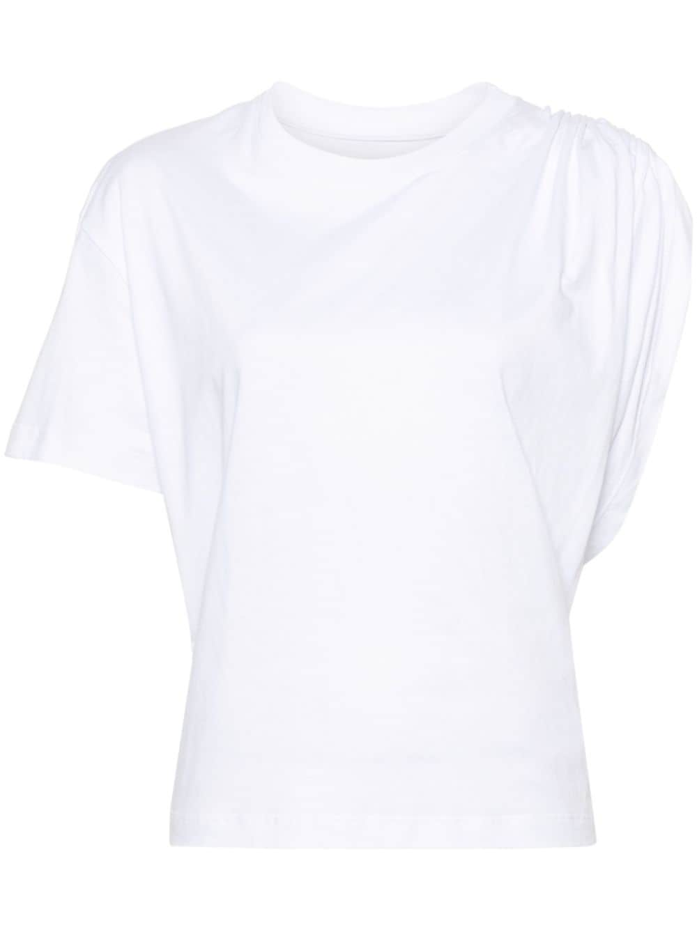 Laneus Asymmetrisches T-Shirt - Weiß von Laneus